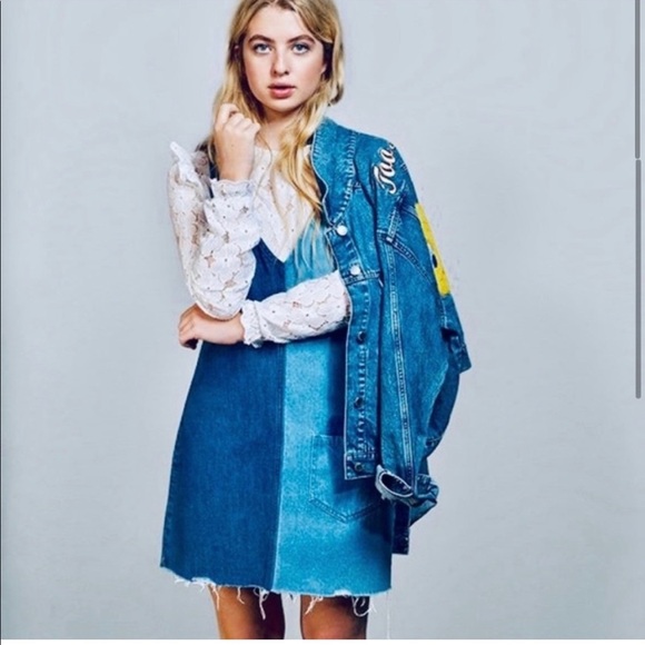 H&M Dresses & Skirts - Divided H&M Two-Tone Denim Mini Dress
